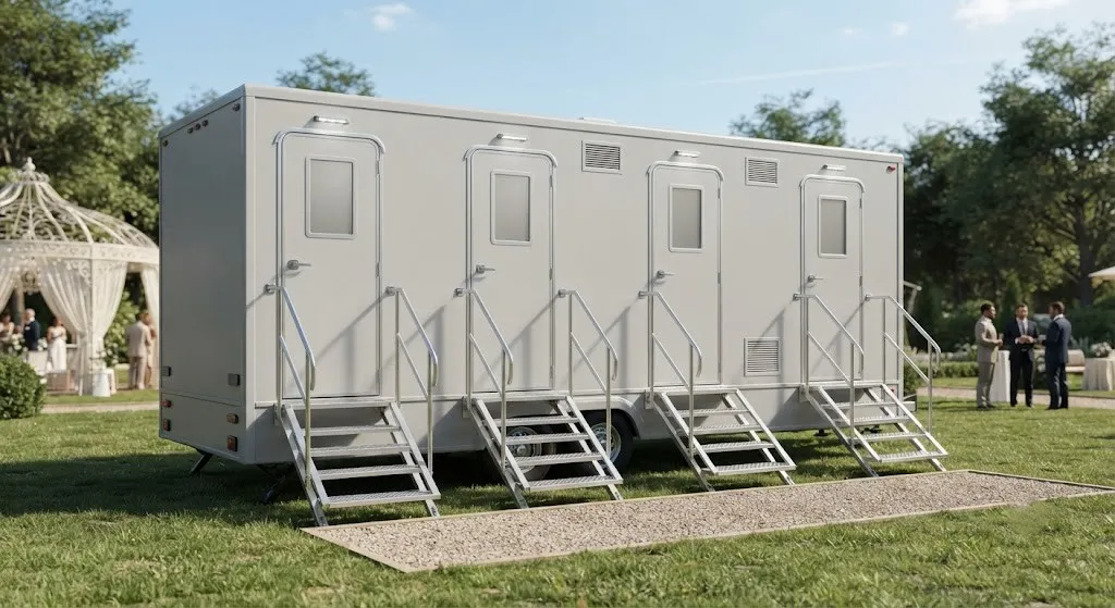 4 Stall Restroom Trailer in Brandon, FL